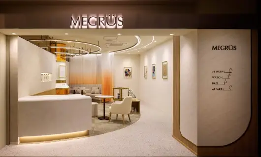 実績：MEGRÜS 松坂屋名古屋店/大丸東京店