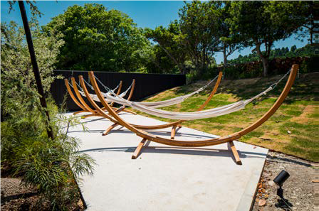 Paving materials made from woodchips; and sauna tents