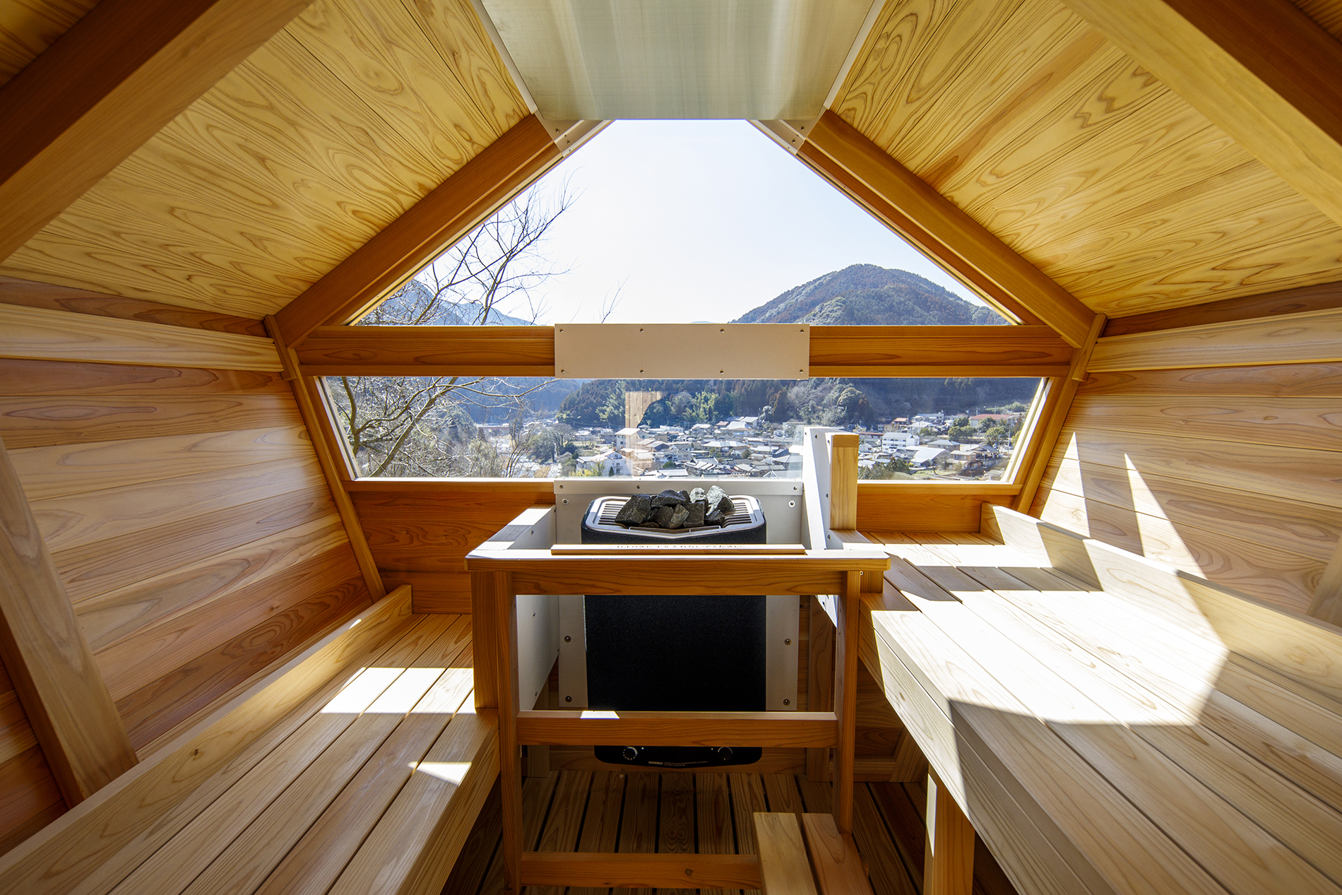 Sauna in SUGINOYA at Furuyu Hot Springs