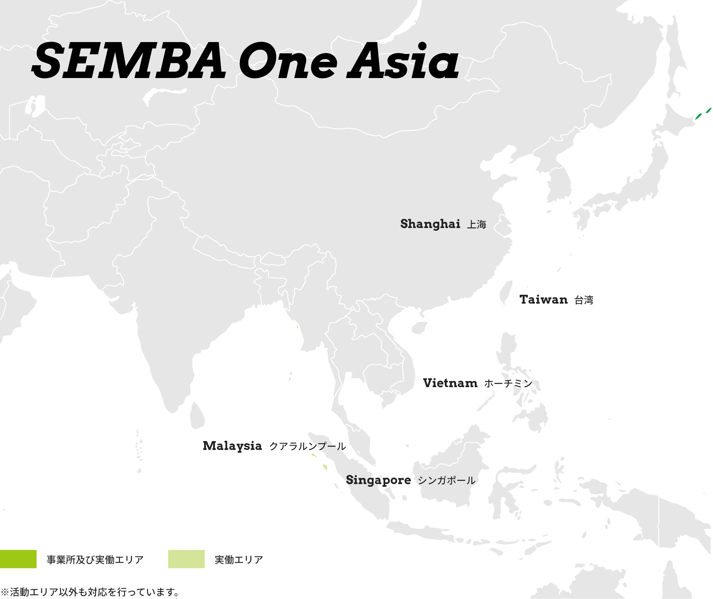 SEMBA One Asiaの地図