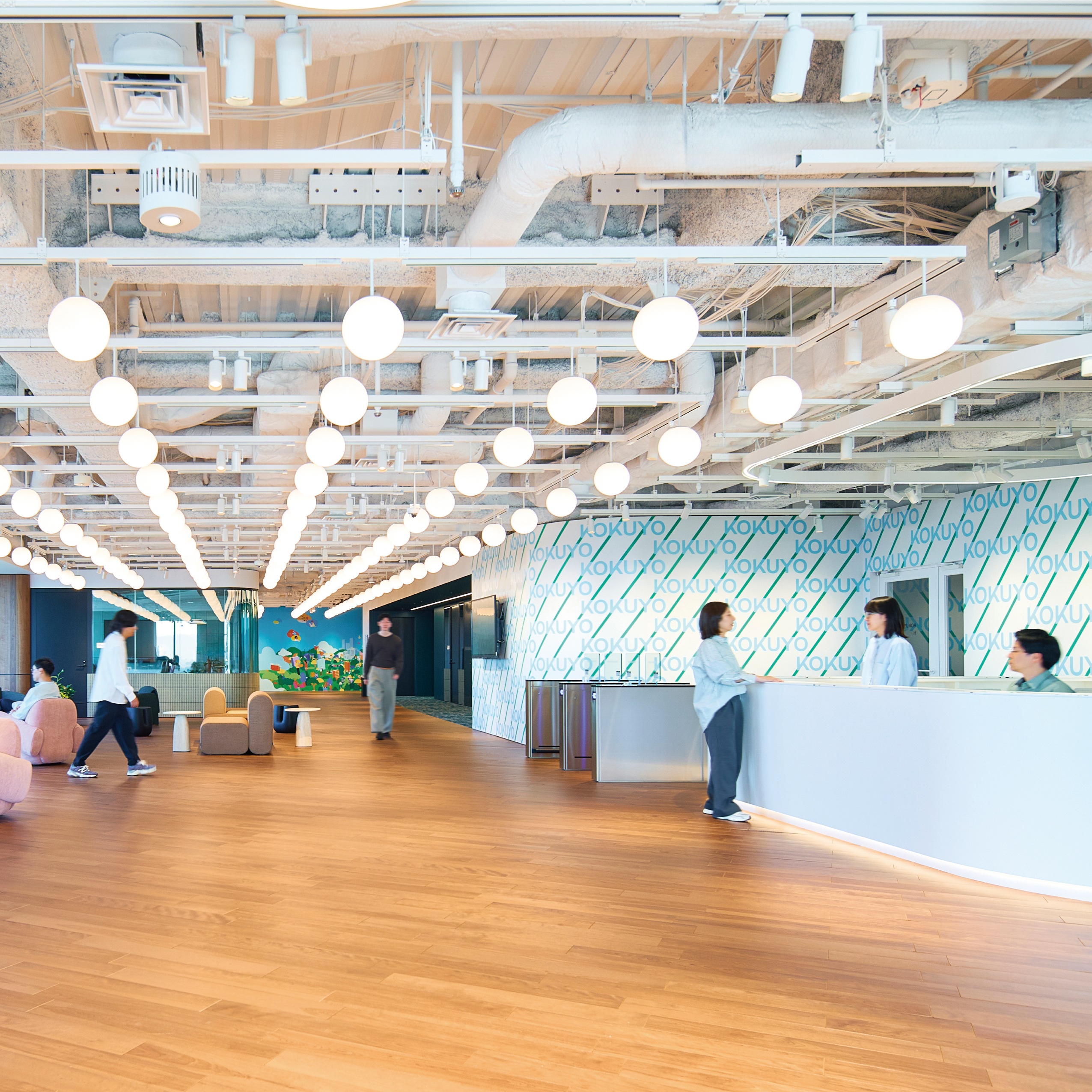 船場、コクヨの新本社「KOKUYO HQ」の空間創造に参画